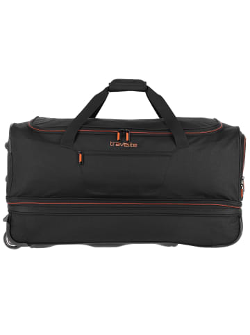 travelite Basics 2- Rollen Reisetasche 70 cm in schwarz