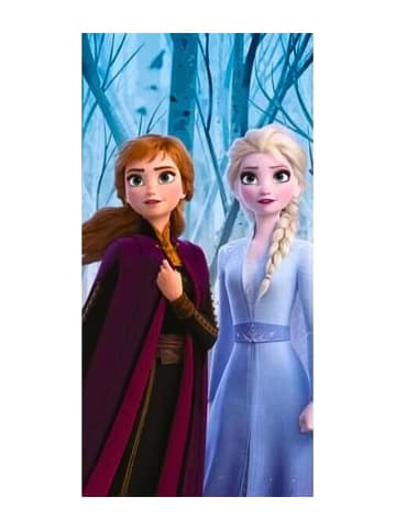 Disney Frozen Strand-/Badetuch Disney Frozen Elsa & Anna - (L) 140 cm x (B) 70 cm in Bunt