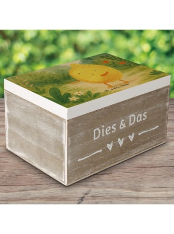 Mr. & Mrs. Panda Aufbewahrungsbox Beste Freunde Zitrone Design o... in Weiß