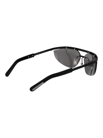 GCDS Unisex Sonnenbrille Browline Schwarz