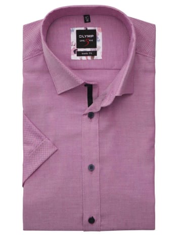 OLYMP  Kurzarm FreizeitHemd für Herren in fuchsia