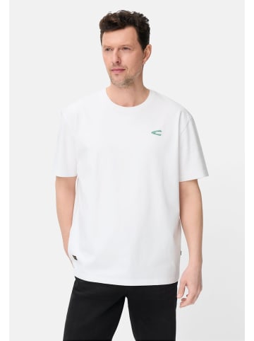 Camel Active T-Shirt mit Rückenprint in Weiß