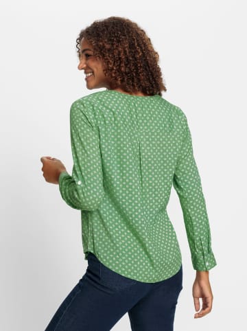 WITT WEIDEN Bluse in apfel-weiß-bedruckt