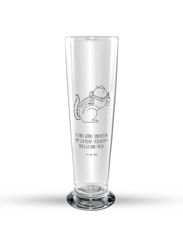 Mr. & Mrs. Panda Bierglas Eichhörnchen Smoothie mit Spruch in Transparent