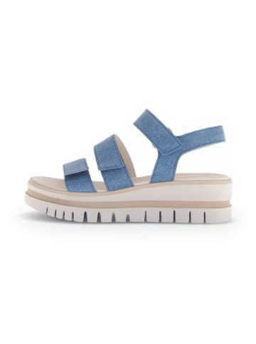 Gabor Plateau Sandalen in blau