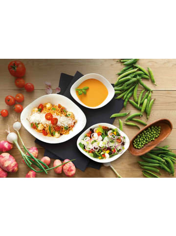 Villeroy & Boch 6er Set Schalen-Trio Vapiano weiß in weiß