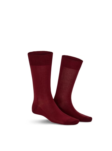 Kunert Socken Clark druckfreier Bund in Merlot