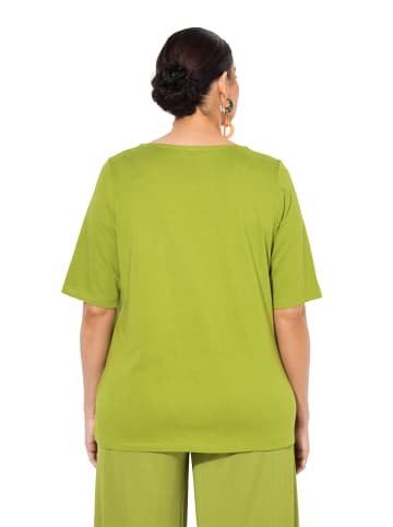Ulla Popken Strick-Top in grasgrün