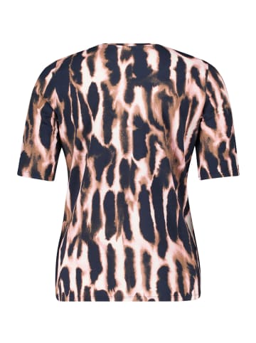 Betty Barclay Printshirt mit Rundhalsausschnitt in Dark Blue/Rosé