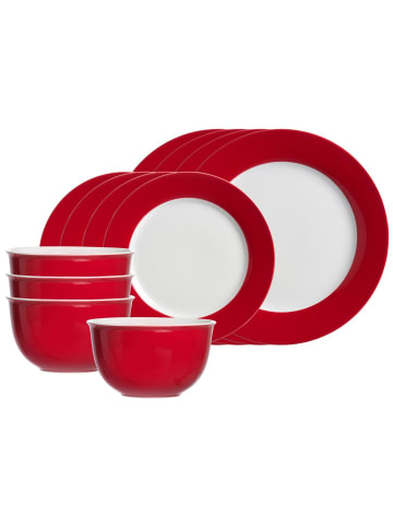 Ritzenhoff & Breker 12-tlg. Basic-Set Doppio in Rot