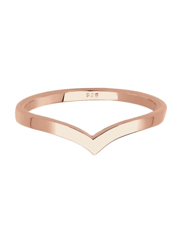 Elli Ring 925 Sterling Silber Geo in Rosegold