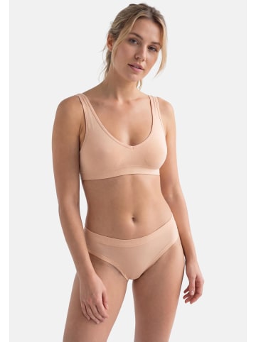 Conta Hüftslip Feinripp in Beige / schwarz