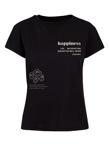 F4NT4STIC Ladies Box T-Shirt happiness in schwarz