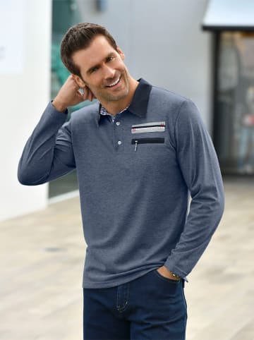 WITT WEIDEN Langarm-Shirt in jeansblau