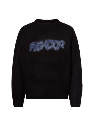 PEGADOR Strickpullover Tripole in schwarz lila - 0001