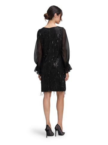 Vera Mont Cocktailkleid im Glitzer-Look in Schwarz