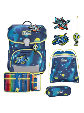 Scout Neo Exklusiv LED - Schulranzen Set 4tlg. (Planets) in Planets