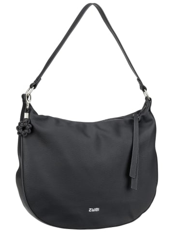 Zwei Handtasche Yuna YU110 in Nubuk/Black