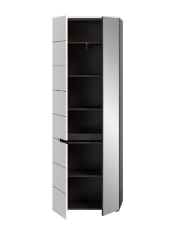 ebuy24 Kleiderschrank Canu Weiß 65 x 37 cm