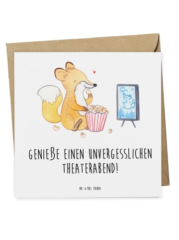 Mr. & Mrs. Panda Geschenkgutschein Unvergesslicher Theaterabend ... in Weiß