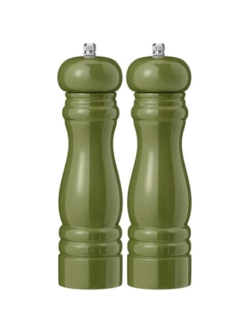 IB Laursen Salzmühle Pfeffermühle Set in olivgrün