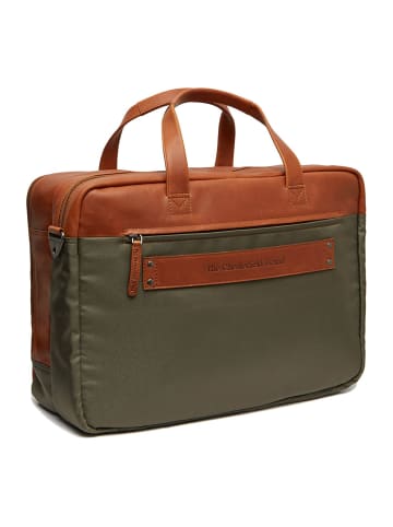 The Chesterfield Brand Nivano Aktentasche 42 cm Laptopfach in steel green