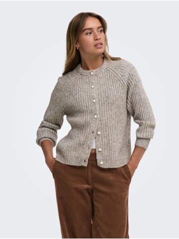 ONLY Strickjacke in Silver Mink