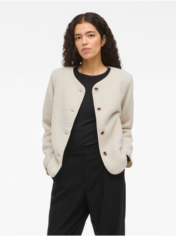 Vila Teddyfell Jacke in Birch