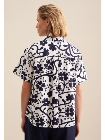 Seidensticker Hemdbluse Regular in Dunkelblau