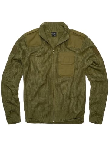 Brandit Strickjacke / Cardigan "BW Cardigan" in Khaki