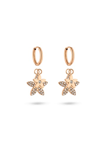 Tamaris Creolen The new Glitter Flower in roségold
