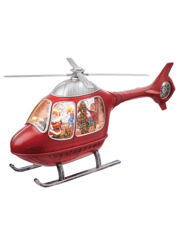 Butlers LED Hubschrauber X-MAS in Rot