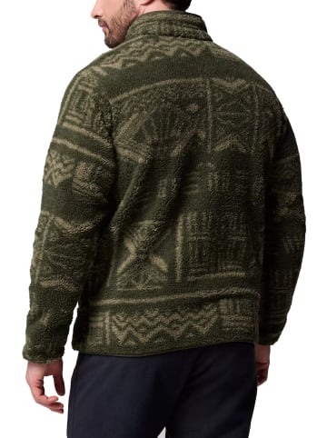 Columbia Sweatshirt Rugged Ridge High Pile Half Zip in grün