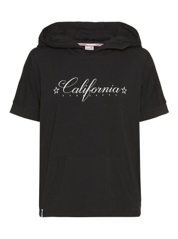 Kangaroos Kapuzenshirt in schwarz