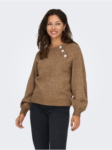 ONLY Strickpullover in Cocoa Créme