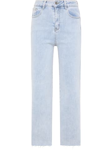 myMo NOW Damen Mom Jeans in Blau