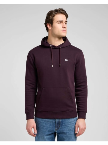 Lee Kapuzenpullover Plain in Deep Wine