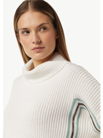 comma CI Strickpullover langarm in Weiß