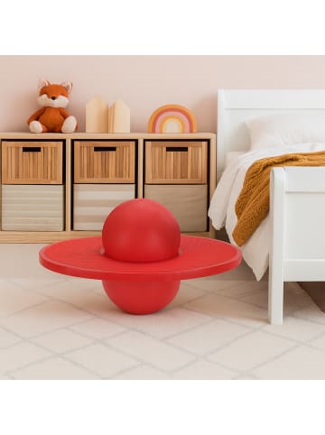 relaxdays Pogo Ball in Rot - 100 kg