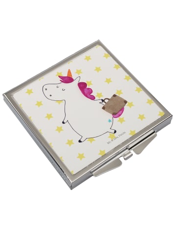 Mr. & Mrs. Panda Schminkspiegel Einhorn Koffer ohne Spruch in Weiß