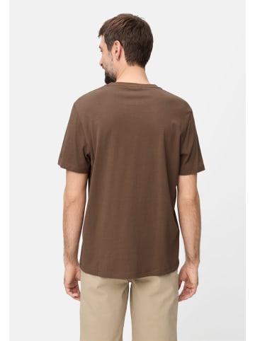 Camel Active T-Shirt mit Print in Schlammbraun