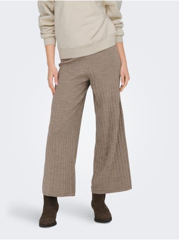 ONLY Hose mit weitem Beinschnitt in Beige