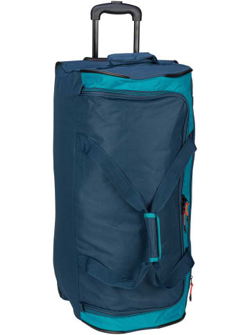 travelite Reisetasche Basics Rollenreisetasche Active in Petrol