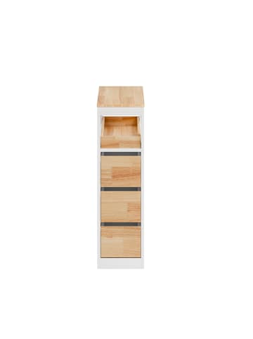 SoBuy Badezimmerschrank in Reinweiß - (W) 65 x (H) 82 x (L) 23 cm