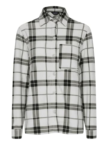 Oxmo Hemdjacke OXChia 21800105-ME  Hemdjacke mit Knopfleiste in Grau