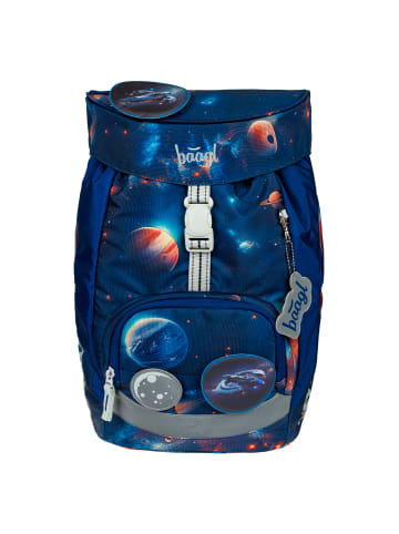 BAAGL Schulrucksack Airy in Blau Weltraum - 24x36x18cm