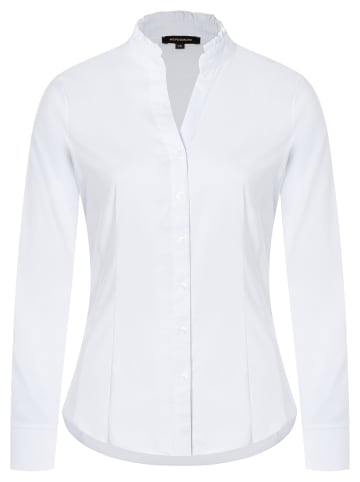 More & More Stretchbluse in white