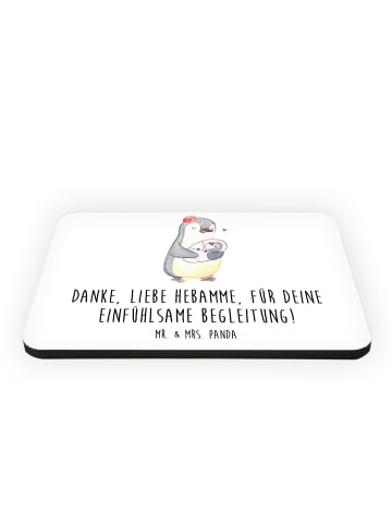 Mr. & Mrs. Panda Magnet Liebe Hebamme mit Spruch in Weiß