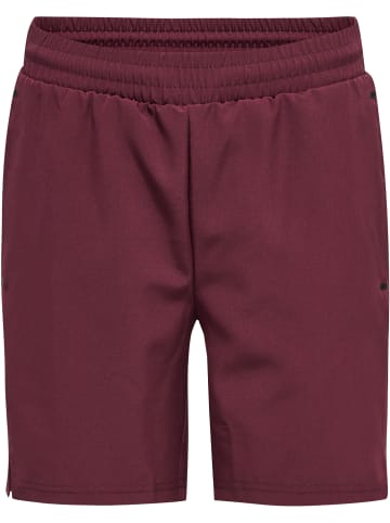 Hummel Shorts Hmlmove Grid Woven Shorts Kids in GRAPE WINE