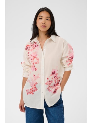 PART TWO Langarm - Hemd AleiaPW Gerade Passform in Pink Shadow Flower Print